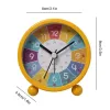 Clocks Modern Silent Wall Clock Easy to Read Educational Tool Telling Time Teaching Clock For Kids Teenagers Boys Girls