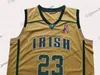 Jersey de baloncesto raro Hombres jóvenes Mujeres Vintage Lebron The Original High School Legends Irish College Size S-6XL Custom cualquier nombre o número Jerseys