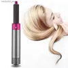 Curling Irons Electric Healt Torcher Brush Negative Ion Comb 5-in-1 Salong Curling Iron Q240425