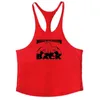 Mens Printed Tank Top Breattable Cool Vest Running Shirt Cotton Tees Bodybuilding Singlet Fitness Sleeveless 240425