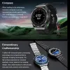 시계 Ultimate Men 's DT Ultra Mate Smart Watch 1.5 "HD Titanium Steel Sports Monitoring BT Call NFC GPS 모션 트래커 스마트 워치