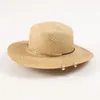 Bérets Luxury Designer Wide Brim Boater pour femmes STRAP RIVET RIVET SUMBER SUM SORGE PARTIE PLACE