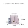 Style Chinese Satin Cowhide Flap Bucket Bag with Textured Leather Crossbody Popular Niche Underarm