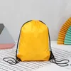 Backpack 10 Pcs Custom Printing Promotional Outdoor Casual Gym Sport Waterproof Polyer Drawstring Bag Drop