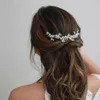 Wedding Hair Jewelry Bride Wedding Headdress Rhinestone Style Faux Pearl Stage Show Performance Hair Decoration Wired Wedding Accessories d240425