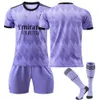 Piłka nożna męskie dresy 22-23 sezon Real Madryt Home Away Jersey 9 Benzema 10 Modric Shirt Set