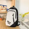 Backpack Cute Panelled Women Quality Waterproof Nylon Kawaii Female College Student School Bag Leisure Travel Backbag