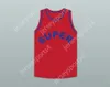 Aangepaste naamnummer Heren Jeugd/Kinderen Missy Elliott 1 Super Red Basketball Jersey Top gestikt S-6XL