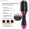 Curling Irons 1000W Sécheur de cheveux Brosse à air chaud Style et volume Lisqueur Curler Curler Curleur One-Step Ion Hair Dryer Q240425