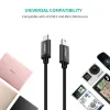 Tillbehör ugreen USB C till mini USB -kabel Thunderbolt 3 Mini USB Type C Adapter för MacBook Pro Mp3 -spelare Digitalkamera HDD Typec -kabel