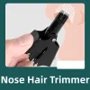 Trimmers Herren Nasen Haar Trimmer Edelstahl Handbuch Trimmer geeignet für Nasen Haar Rasiermesser Waschbare tragbare Nasenhaar Trimmer