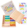 Early Educational Montessori Wooden Board Clip Toys Rainbow Coordination Colorina Eye Hand Puzzle Game Game