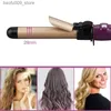 Curling Irons Automatic rotation of hair curler tourmaline ceramic rotating roller wave curling magic curling rod rapid heating shaping of women Q240425