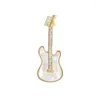 Brooches Guitare Rock Broochs Elegant Faux Crystal Rhinestone Guitars Lapous Tins créatif Bijoux Pin multi-élément