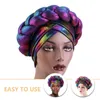 Beralar çiçek başı Afrika şapkası dekore etmek Bayan Polyester Spandex Elastik Türbanlar Kadınlar için