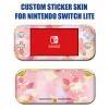 Naklejki do Nintendo Switch Lite niestandardowa naklejka skóra kawaii urocza wzór Stwórz własną winylową okładkę nakładania