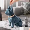 Decorative Objects Figurines French Bldog Coin Bank Box Piggy Figurine Home Decorations Storage Holder Toy Child Gift Money Dog For Ki Otsmj