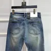 2024 Designer Herren-Denim Jeans Herren hohe Erscheinungsbild Hosen High-End-Qualität Gerade europäische Denimhosen Herren Schlanker Stretch Dünnhosen Luxusmarkenhosen Hosen