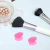 Ben spazzole per trucco da 10 pezzi Maschera per protezione per labbra silicone anti-lost Maschera Dust Aound Copertura Testa di protezione Testa Accessorio Gel di silice Accessorio per