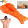 Massager Cervical Neck Shoulder Bårmassage Kudde Traction Device Muskelavslappning Relieve Smärta Cervikal ryggrad Korrigering