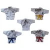 Produits 5 couleurs Vente porte-clés ITF Taekwondo Uniforme Kimono Supplies Cartoon Pendant Taekwondo Sport Cadeaux KeepSake Key Button Key Ring