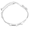 Ankiety moda prosta gwiazda wisiorek kostki sandały boso łańcuch stóp 2024 Bracelet kostki dla kobiet biżuteria plażowa