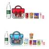 Bolsas TETP 50pcs sacolas de embalagem escolar com manuseio de festas de chá de bebê de chá transparente Candy Cookies Favors de decoração de presente de chocolate