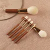 Brosses de maquillage Golden Santalwood White Wain 6 points Brosse complète Ensemble complet d'outils de beauté en gros de Cangzhou Animal Tools