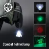 Luces luz de casco táctico luz de casco de serpiente rápido TEC MPLS 4 MODO MODE SUPERVACIÓN DE SEGURIDAD DE SEGURIDAD Lámpara de casco multifuncional