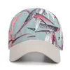 Ball Caps Nouvelles femmes de la mode Cap et feuillage Print Baseball Cap feme