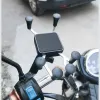 Står motorcykelstyrningstelefonmonteringshållare cykel mobil mobiltelefon hållare smartphone support för iphone 11 xiaomi huawei