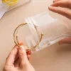 Bags Pack of 20 Crystal Clear Earring Holder Bags Self Seal Packaging Bags for Jewelry