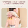 Neck sans fil et pétrignage à pétrole Massage Oreiller électrique et masseur arrière Masseur cervical Body Body relaxant Châle de massage 240408