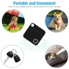 Alarm 4pcs Square GPS Tracker Wireless Anti Lost Wallet Key Pet Dog Finder Locator For Children Old People Vehicles Kids Pets
