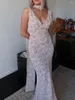 Casual klänningar Kvinnliga ärmlös tankklänning Sommar Floral Backless Fashion Party med pannband