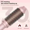 Curling Irons Brush Hot Brush Hot Curled Fer 32 mm Round Curler Curling Curling Affichage Poux Q240425