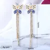 Серьги Серьги Голки сладкая бабочка для женщин свадьба в Майами Продя