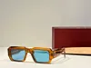 Moda Jacqm Güneş Gözlüğü Erkekler Kadınlar Yaz Süper Migliai Tasarımcı Şık High Street Style Anti-ultraviyole retro plaka kare asetat çerçeve Gözlük Rastgele Kutu
