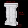 Autres bâtiments de jardin 1pcs Colonnes Roman Moules de pavage de pavage Diy Balconie Clôture de ciment de ciment Concrete 50x28cm 230620 DROP OTQL6