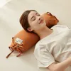 Pillow Cotton Gauze Buckwheat Leather Phone Case Cylindrical Pillow Cervical Support Improve Sleeping Candy Shaped Pillow