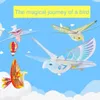 Electronic Flying Birds Toy Mini RC Helikopter 235x275x70mm 360 stopni Bird Toys Pilot Control EBIRD24 GHz 240417