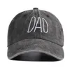 Caps de bola pai mamãe bordado bordado beisebol tampas homens homens retro lavado algodão snapback baps baps esportes esportes ao ar livre sun hat unisex j240425