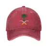 ボールキャップサウジアラビアの野球帽のパーソナライズされた綿の紋章