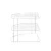 Kitchen Storage Black/White Seasoning Corner Shelving Portable Non Punching Removable Sundries Organizer Rack Iron Sink