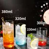 Tea Cups Transparent Lightweight Glass Cocktail Cup Simple Long Drinking Colin Straight Body High Borosilicate Wine