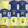 2024 2025Sweden Larsson Mens Soccer Jerseys National Team Home Yellow Away Blue Adult Football Shirts Uniforms Kids Kit