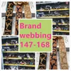 5m / emballage 169-188 Brand Stand Side Strip tricoté avec accessoires de vêtements décoratifs avec une lettre douce de bricolage Élargissement des vêtements DIY