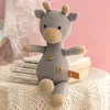 Stickat ulldjur sju komfortdockor plyschleksaker Little Deer Doll Sleep Pillow Children's Room Decoration