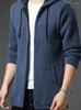 Men's Sweaters 2024 Autumn/Winter Sweater Fashion Knit Cardigan High Quality Korean Casual Jacket Zipper 28