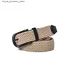 Bälten elastiska vävda spännband för män och kvinnor Q240425